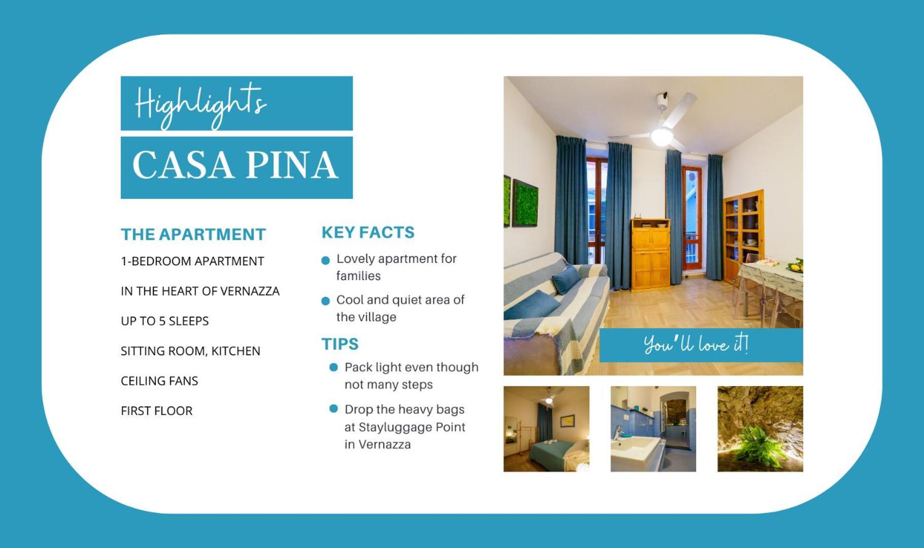 Casa Pina Quiet Apartment Vernazza Eksteriør bilde